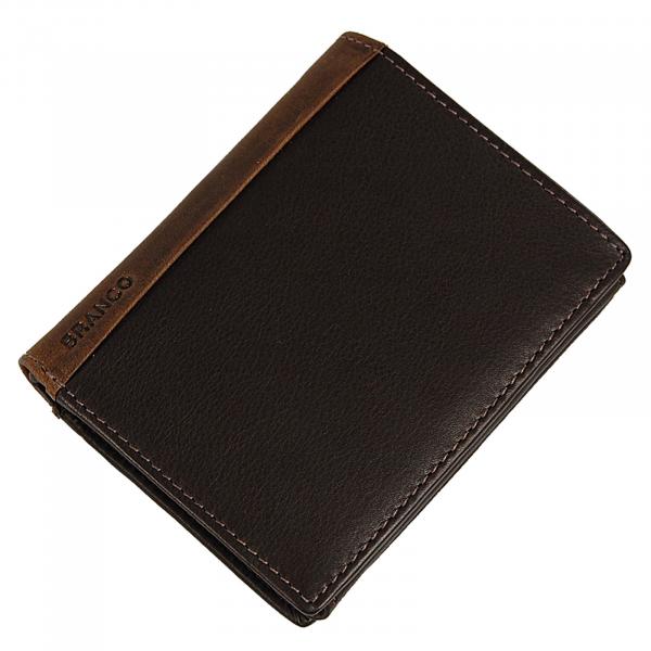 Herren Geldbörse Echtes Leder Geldbeutel RFID Blocker Herrenbörse 60951