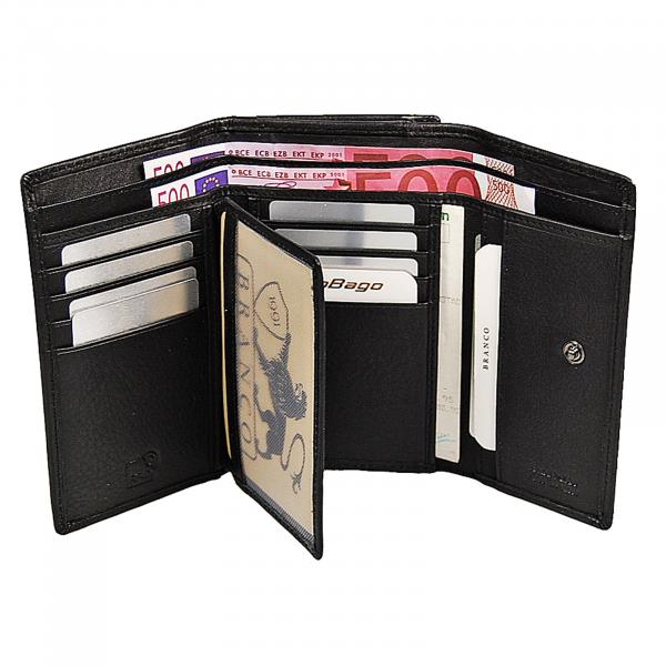 Damen Geldbörse Leder Damenbörse Portemonnaie Geldbeutel mit RFID Schutz 64270