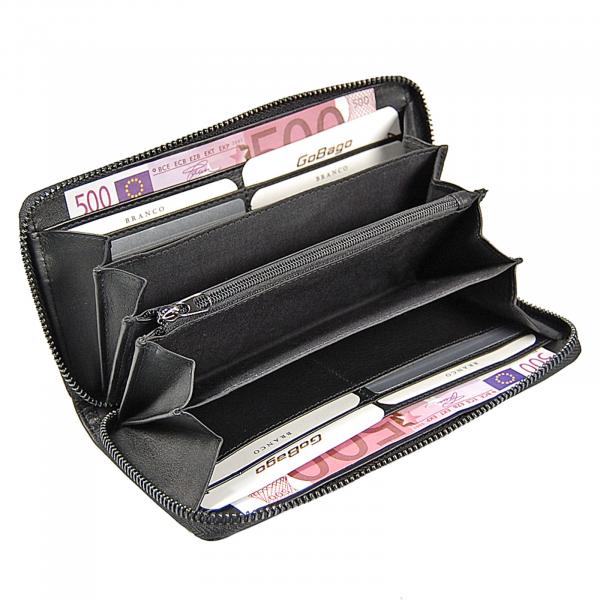 Branco Damen Geldbörse Leder Portemonnaie RFID Geldbeutel Damenbörse Clutch 64593