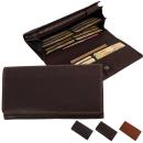 Damen Geldbörse Damenbörse Leder Portemonnaie Geldbeutel Börse 70416